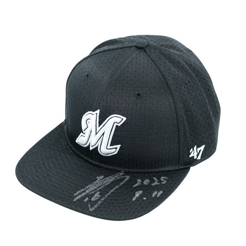 千葉ロッテ　横山投手　実使用　ホームキャップ！ 千葉ロッテ 横山投手 実使用 ホームキャップ！ オンラインストア