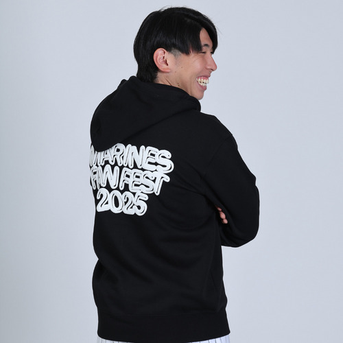 MARINES FAN FEST 2025 フルジップパーカー ブラック 詳細画像 ブラック 1