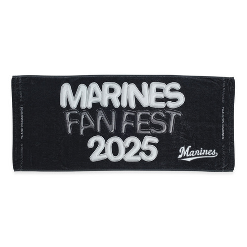 MARINES FAN FEST 2025 フェイスタオル ブラック 詳細画像 1カラー 4