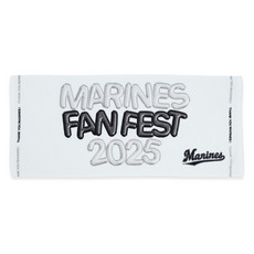 MARINES FAN FEST 2025 フェイスタオル ホワイト 詳細画像
