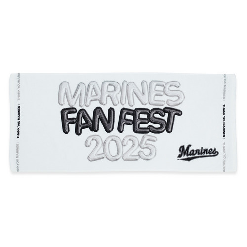 MARINES FAN FEST 2025 フェイスタオル ホワイト 詳細画像 1カラー 4
