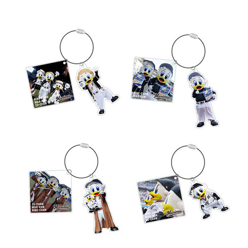 実写マスコット総集編 シークレットワイヤーアクリルキーホルダー(全12種) 詳細画像 1カラー 2