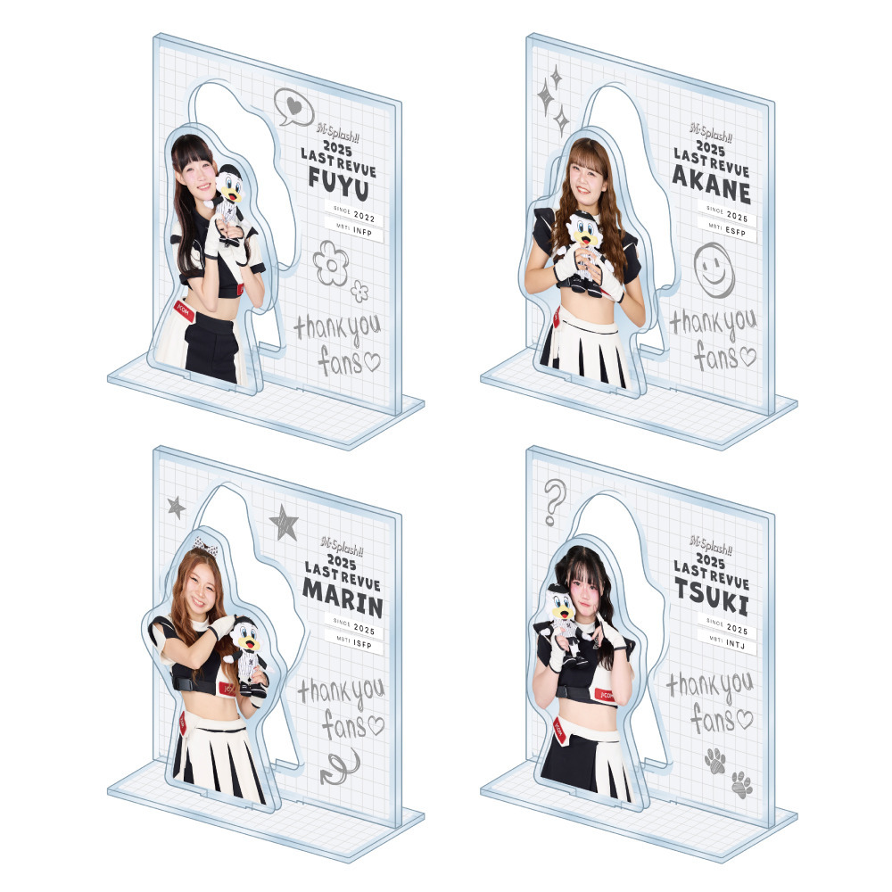 M☆Splash!! 2025 Last Revue 背景付きアクリルスタンド/マリーンズ