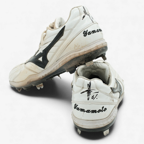 サブロー ヘッドコーチ 実使用 スパイク 千葉ロッテ 支給品 サブロー