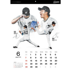 千葉ロッテマリーンズオフィシャルカレンダー2026 詳細画像