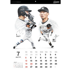 千葉ロッテマリーンズオフィシャルカレンダー2026 詳細画像