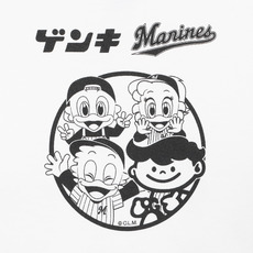 マリーンズ×ゲンキ コラボTシャツ カラー 詳細画像