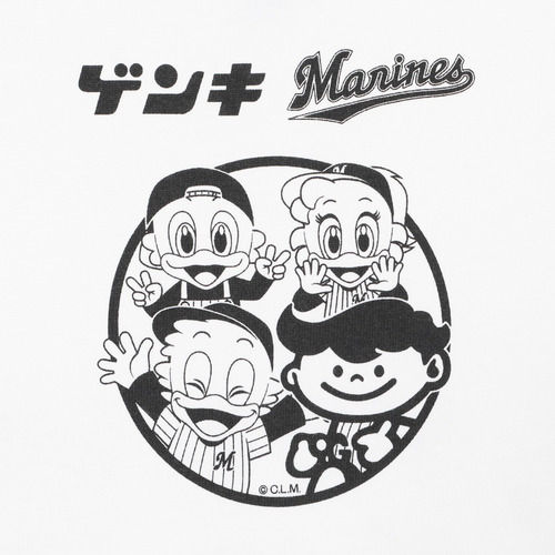 マリーンズ×ゲンキ コラボTシャツ カラー 詳細画像 ホワイト 7