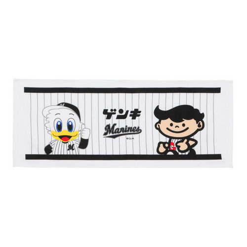 マリーンズ×ゲンキ コラボフェイスタオル 詳細画像 1カラー 1