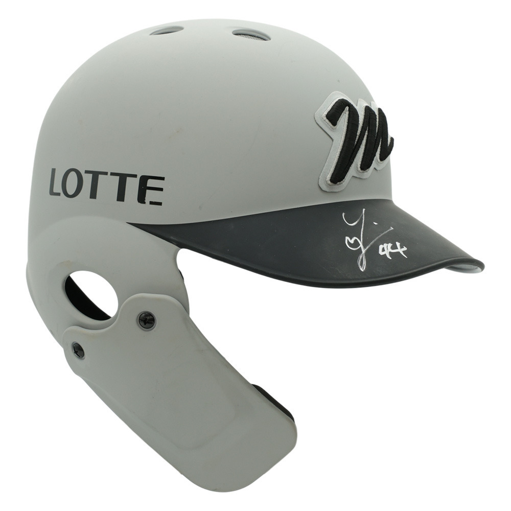 44宮崎 竜成 サイン入り実使用ヘルメット(NCE2025)/マリーンズ