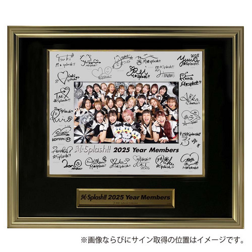 M☆Splash!!2025全メンバー直筆サイン入りフォトパネル 詳細画像 1カラー 1
