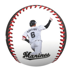 西川史礁選手 新人王受賞記念 ピクチャーボール 詳細画像