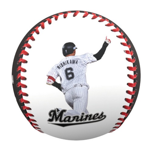 西川史礁選手 新人王受賞記念 ピクチャーボール 詳細画像 1カラー 4