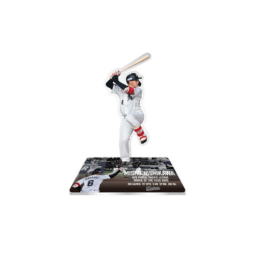 西川史礁選手 新人王受賞記念 ミニアクリルスタンド(2025年プレービジュアル) 詳細画像 1カラー 1