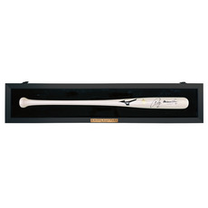 西川史礁選手 新人王受賞記念 選手直筆サイン入りバット(観賞用ブラックケース付き)