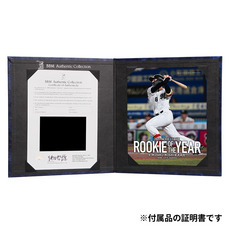 西川史礁選手 新人王受賞記念 選手直筆サイン入りバット(観賞用ブラックケース付き) 詳細画像