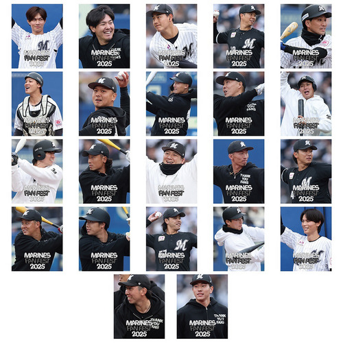 MARINES ONLINEくじ チケット① ―FAN FEST 2025 白黒野球対決― 詳細画像 1カラー 7