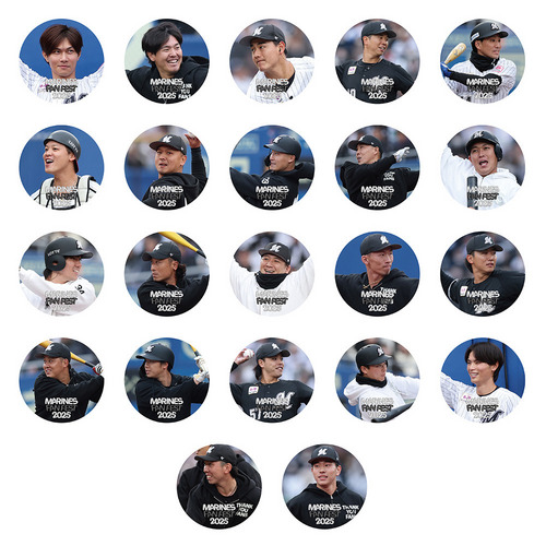 MARINES ONLINEくじ チケット② ―FAN FEST 2025 白黒野球対決― 詳細画像 1カラー 6