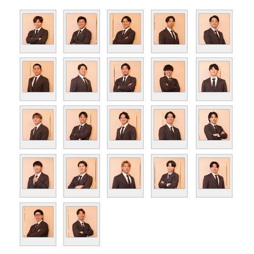 シークレット スクエアチェキ 選手スーツビジュアル2025 詳細画像 1カラー 1