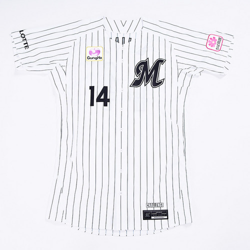 千葉ロッテマリーンズ ユニフォーム ポーチセット 全選手展開オーセンティックユニホーム HOME/マリーンズオンライン