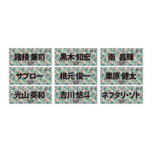 全選手展開選手フェイスタオル 2026春季キャンプデザイン 詳細画像 1カラー 10