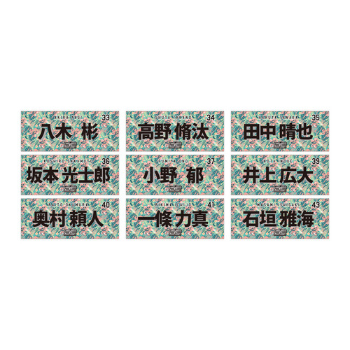 全選手展開選手フェイスタオル 2026春季キャンプデザイン 詳細画像 1カラー 5
