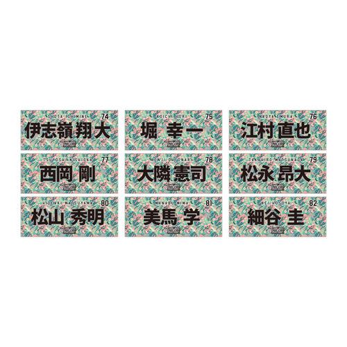 全選手展開選手フェイスタオル 2026春季キャンプデザイン 詳細画像 1カラー 9