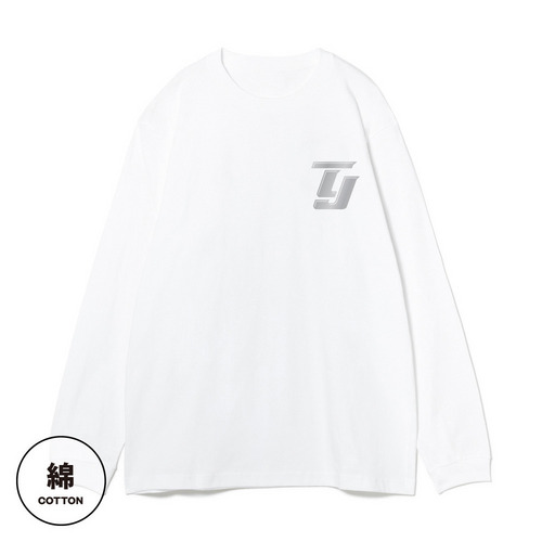 2026選手トレーニングロゴ ロングTシャツ ホワイト 詳細画像 1カラー 1