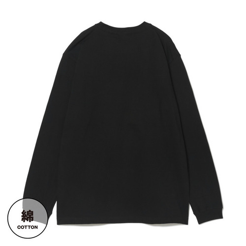 2026選手トレーニングロゴ ロングTシャツ ブラック 詳細画像 1カラー 2