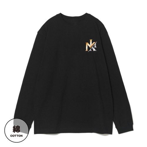 2026選手トレーニングロゴ ロングTシャツ ブラック/マリーンズ