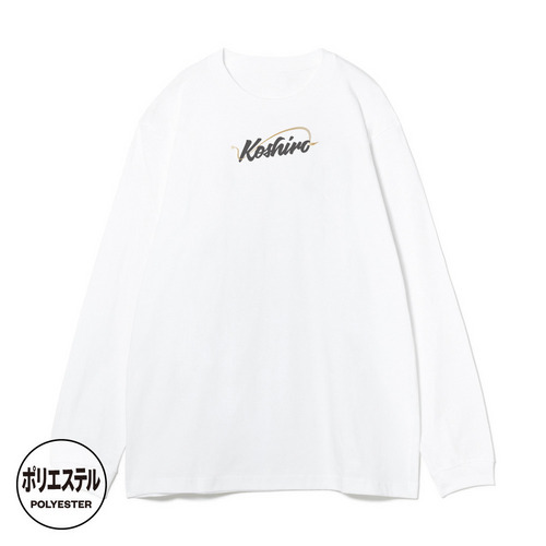 2026選手トレーニングロゴ ドライロングTシャツ ホワイト 詳細画像 1カラー 1