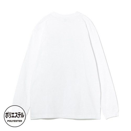 2026選手トレーニングロゴ ドライロングTシャツ ホワイト 詳細画像 1カラー 2