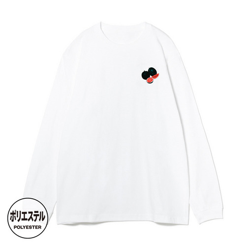 2026選手トレーニングロゴ ドライロングTシャツ ホワイト/マリーンズ