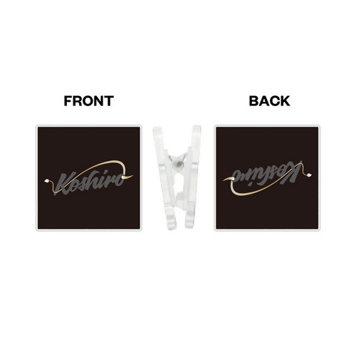 2026選手トレーニングロゴ アクリルクリップ 詳細画像 1カラー 1