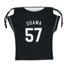 全選手展開 ユニホーム型巾着(ビジター) 詳細画像