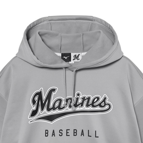 ミズノレプリカ 半袖スウェットパーカー 詳細画像 グレー 3