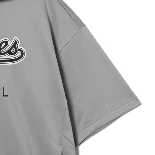 ミズノレプリカ 半袖スウェットパーカー 詳細画像 グレー 4