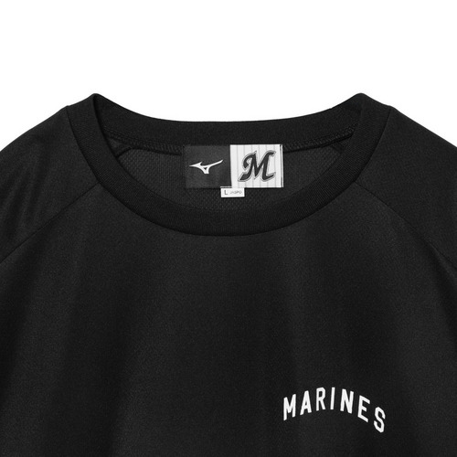 ミズノレプリカ プラクティスロングTシャツ 詳細画像 ブラック 3