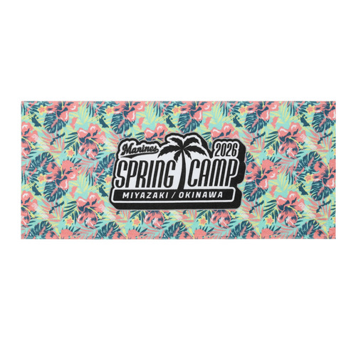 2026春季キャンプフェイスタオル トロピカル 詳細画像 1カラー 1