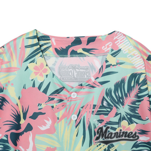 2026春季キャンプ 総柄ベースボールシャツ 詳細画像 ブラック 3