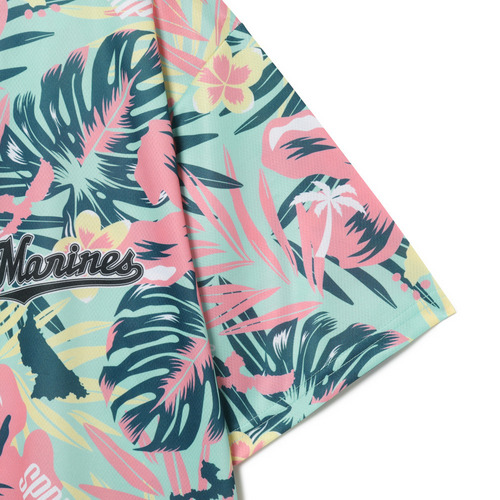 2026春季キャンプ 総柄ベースボールシャツ 詳細画像 ブラック 4