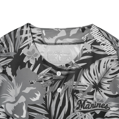 2026春季キャンプ 総柄ベースボールシャツ 詳細画像 ブラック 9