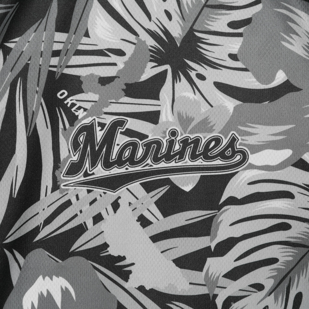 2026春季キャンプ 総柄ベースボールシャツ/マリーンズオンラインストア