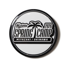 2026春季キャンプ 缶バッジ　ロゴ