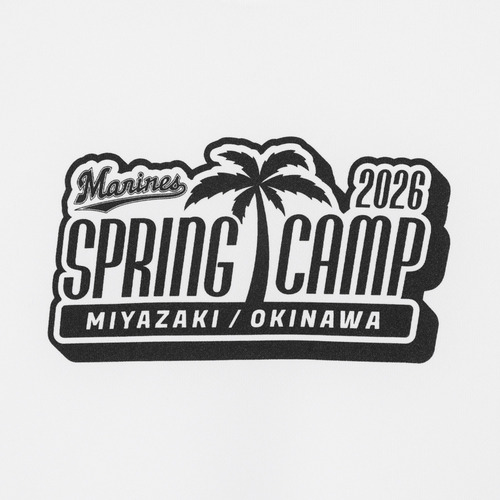 2026春季キャンプ ドライロゴTシャツ 詳細画像 ホワイト 12