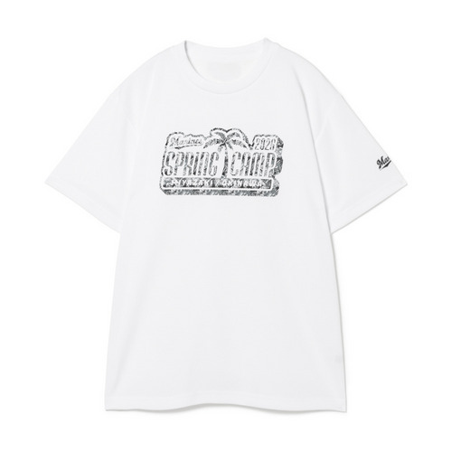 2026春季キャンプ ドライロゴパターンTシャツ 詳細画像 ホワイト 7