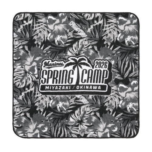 2026春季キャンプ ハンドタオル ブラック 詳細画像 1カラー 1