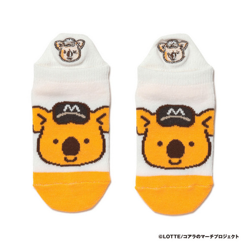 チャンスくん かかと刺繍ソックス ホワイト 詳細画像 1カラー 3