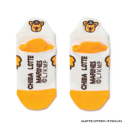 チャンスくん かかと刺繍ソックス ホワイト 詳細画像 1カラー 4