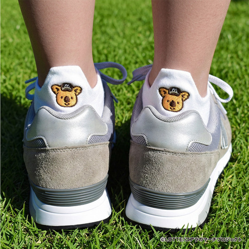 チャンスくん かかと刺繍ソックス ホワイト 詳細画像 1カラー 5